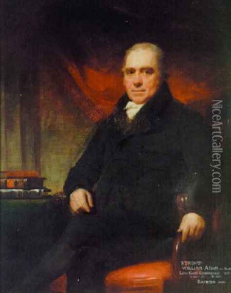 Portrait Of The Rt. Hon. William Adam Of Blair, Lord Chief Commissioner Oil Painting - Sir Henry Raeburn