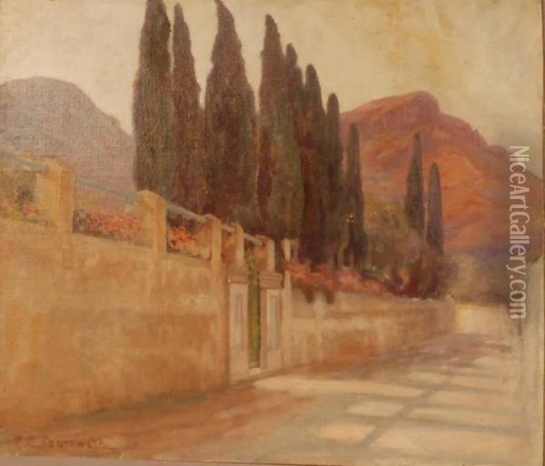 Paysage De Provence Oil Painting - Frederick C. Gottwald