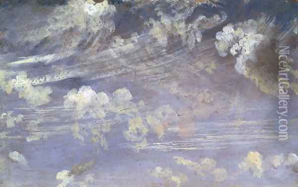 Study of Cirrus Clouds Oil Painting - John Constable