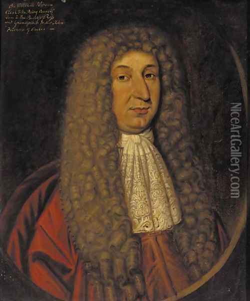 Portrait of Sir William Paterson 2 Oil Painting - English School