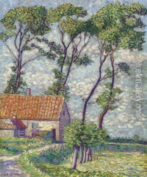Giverny Oil Painting - Theodore Earl Butler