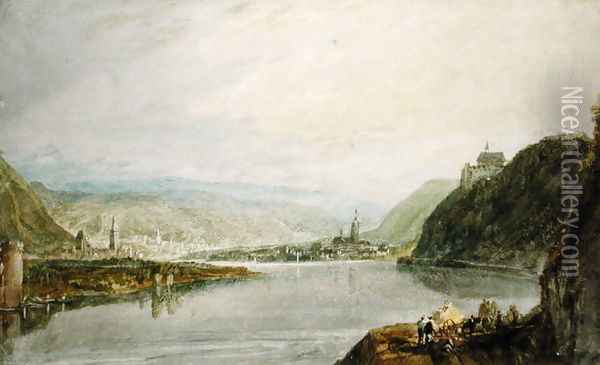 Remagen and Linz, 1817 Oil Painting - Joseph Mallord William Turner