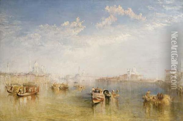 Giudecca, La Donna Della Salute And San Giorgio Oil Painting - Joseph Mallord William Turner