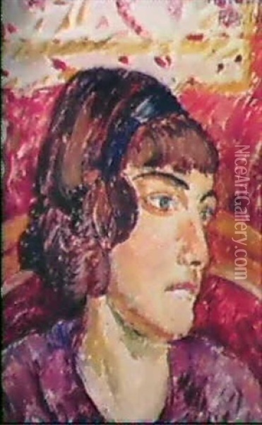 Marguerite Oil Painting - Goesta (Adrian G. Fabian) Sandels