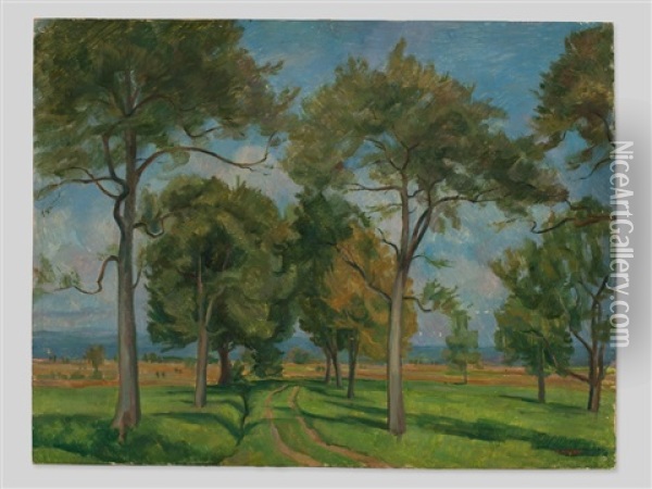 Grove Oil Painting - Robert Amrein