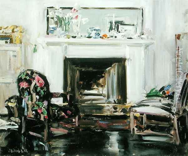 Interior Oil Painting - Francis Campbell Boileau Cadell