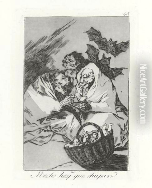 Los Caprichos 4 Oil Painting - Francisco De Goya y Lucientes