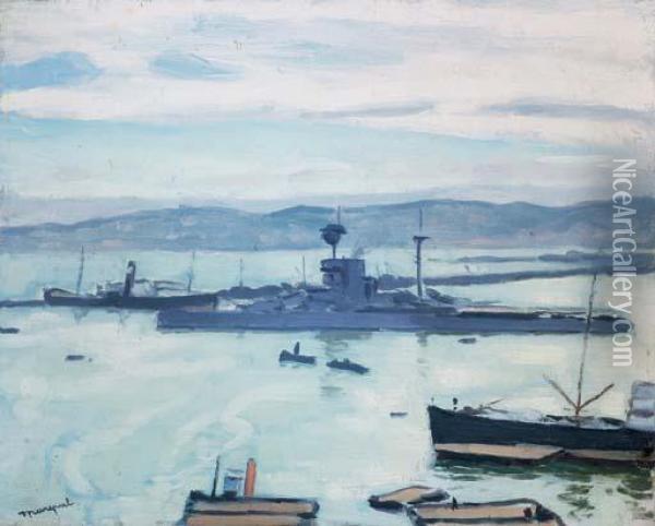 Le Croiseur Oil Painting - Albert Marquet