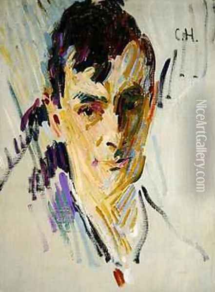 Portrait of the Painter Otto Mueller 1914 Oil Painting - Otto Mueller