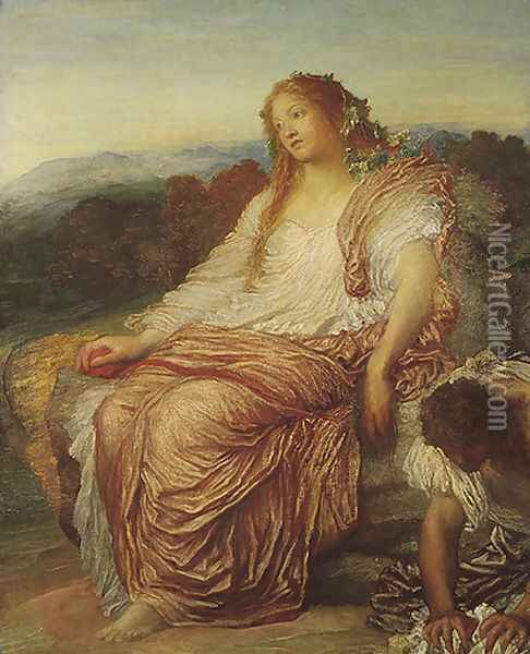 Ariadne Oil Painting - George Frederick Watts