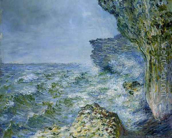 The Sea At Fecamp Oil Painting - Claude Oscar Monet