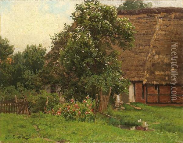 Spring In The Country Oil Painting - Carl Cowen Schirm