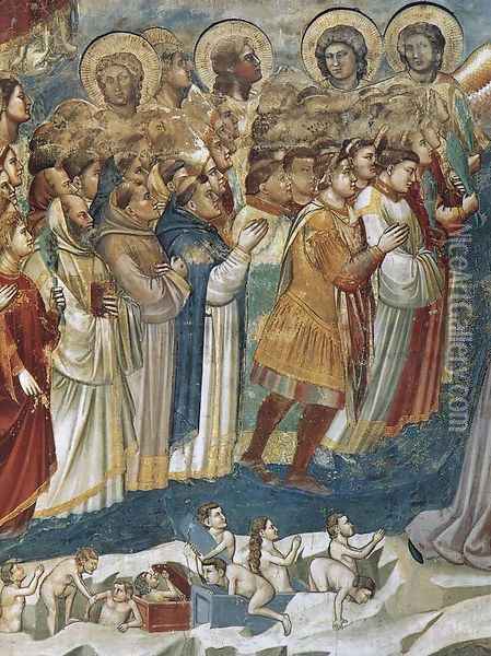 Last Judgment (detail 7) 1306 Oil Painting - Giotto Di Bondone