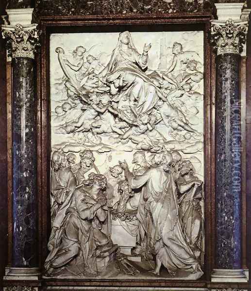 The Assumption Oil Painting - Pietro Bernini