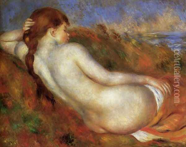 Reclining Nude (Pierre Auguste Renoir 1883) Oil Painting - Pierre Auguste Renoir