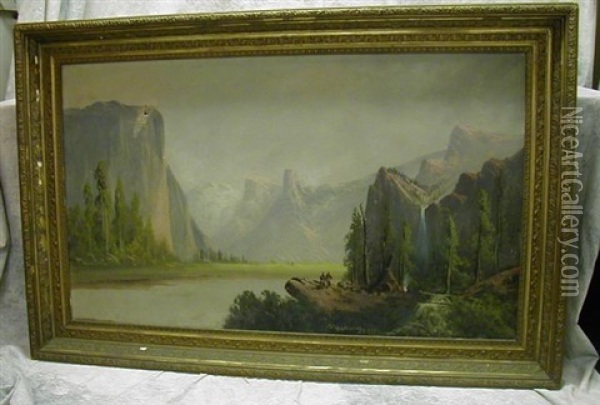 Yosemite Valley Oil Painting - Joseph John Engelhardt