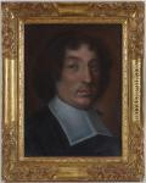 Portrait D'un Ecclesiastique Oil Painting - Robert Nanteuil