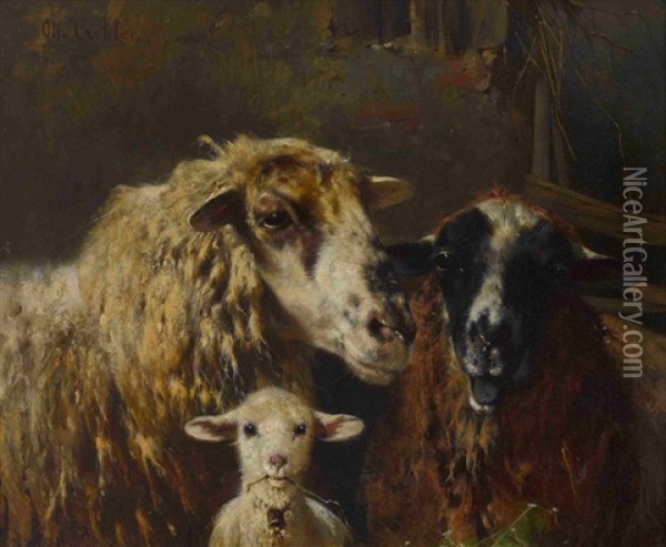 Familiengluck Oil Painting - Otto Friedrich Gebler