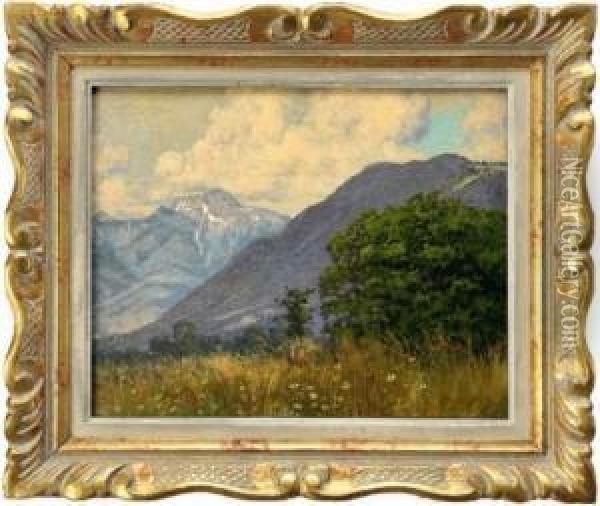 Evian Oil Painting - William Baptiste Baird