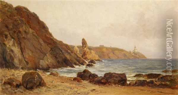 Coastal Scene Oil Painting - Alexander Williams