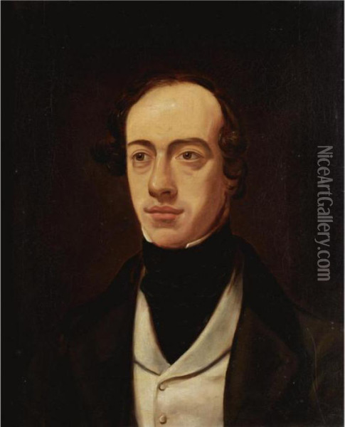 Portrait Of William Pink Oil Painting - William Holman Hunt