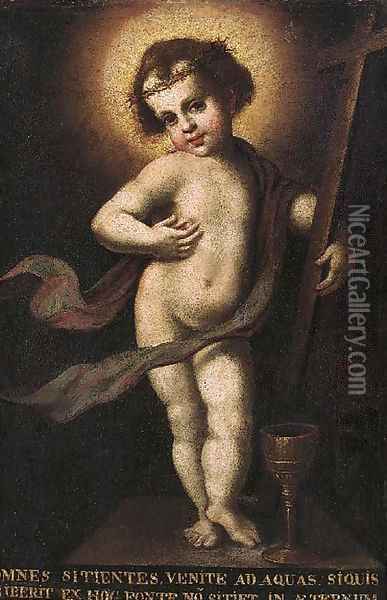 The Christ Child Oil Painting - Bartolome Esteban Murillo