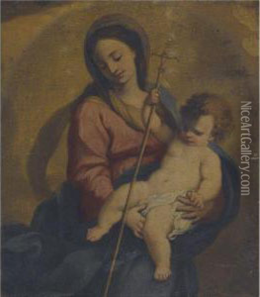 The Madonna And Child Oil Painting - Giovanni Battista Vanni