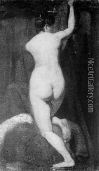 Portrait Of A Nude Woman Oil Painting - William Etty