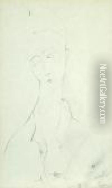 Lunia Oil Painting - Amedeo Modigliani