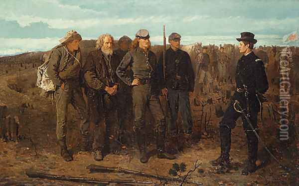 Prisoners from the Front Oil Painting - Winslow Homer
