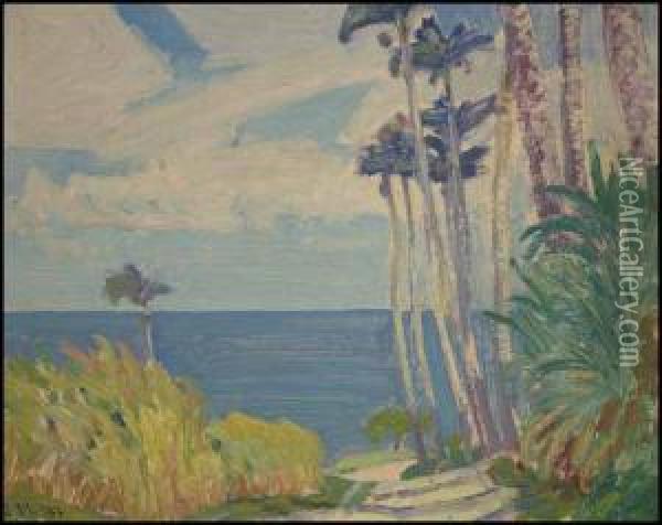 Royal Palms, Barbados Oil Painting - James Edward Hervey MacDonald