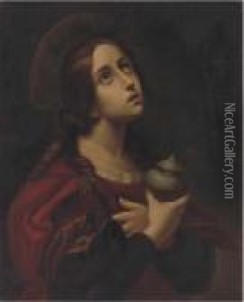 A Female Saint Oil Painting - Carlo Dolci