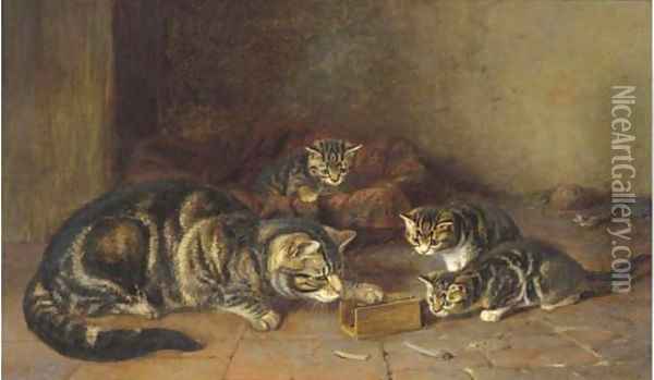A captured audience Oil Painting - Horatio Henry Couldery