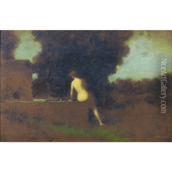 The Spring Oil Painting - Jean Jacques Henner