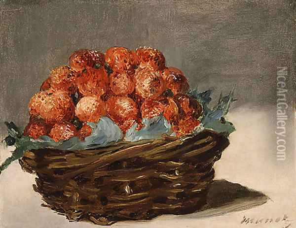 Strawberries ca. 1882 Oil Painting - Edouard Manet