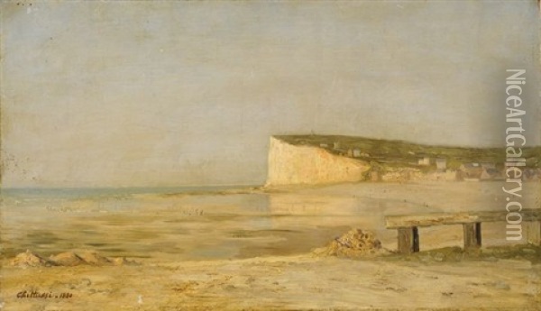 Paysage De Bord De Mer Oil Painting - Anton Chittussi