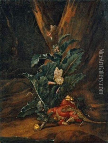 Stilleben Oil Painting - Carl Wilhelm de Hamilton