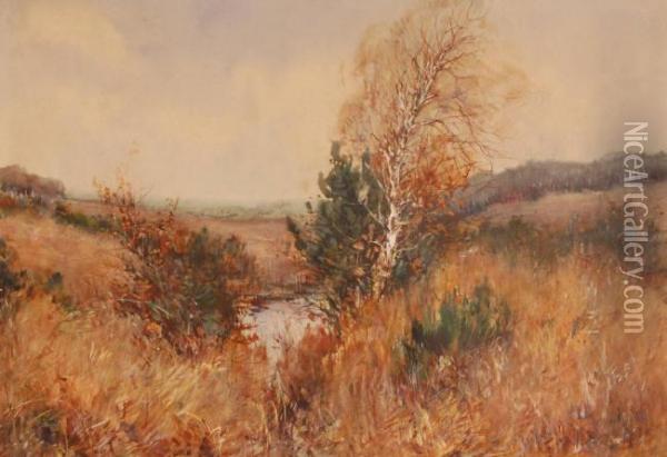 Rural Landscape Oil Painting - Charles Celestin Jacquet