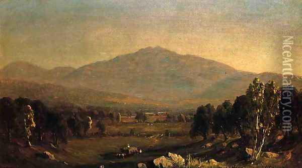 Mount Washington Oil Painting - Sanford Robinson Gifford