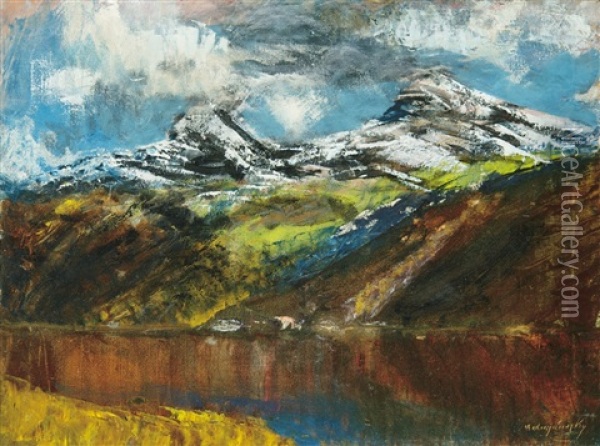 Land In The Tatras Oil Painting - Laszlo Mednyanszky