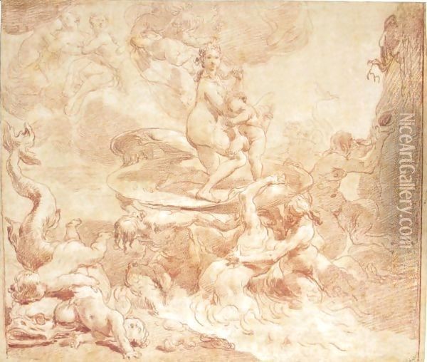The Triumph Of Venus Oil Painting - Gaetano Gandolfi