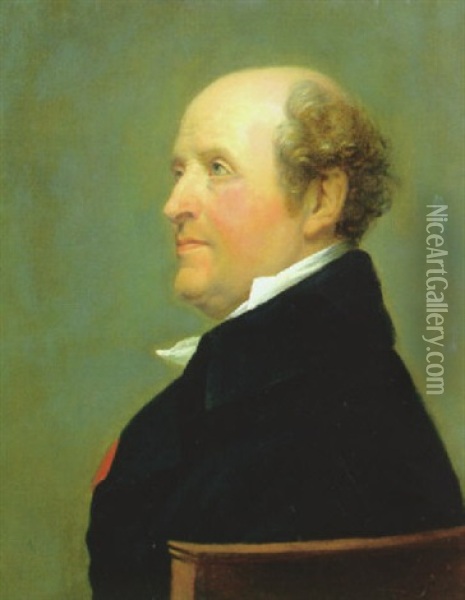Portrait Du Docteur Antoine Dubois Oil Painting - Francois Pascal Simon Gerard