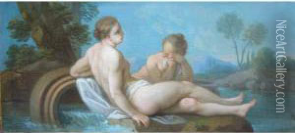  Venus A La Source  Oil Painting - Etienne Jeaurat