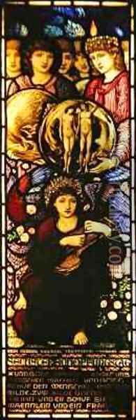 The Sixth Day of Creation Oil Painting - Sir Edward Coley Burne-Jones