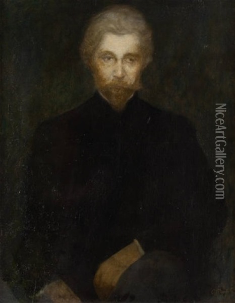 Autoportrait Oil Painting - Constant Montald