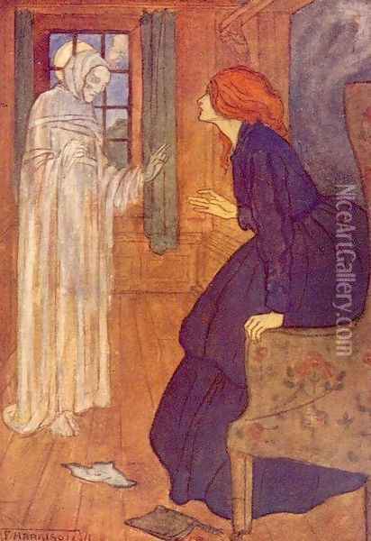The Ghost's Petition Oil Painting - Emma Florence Harrison