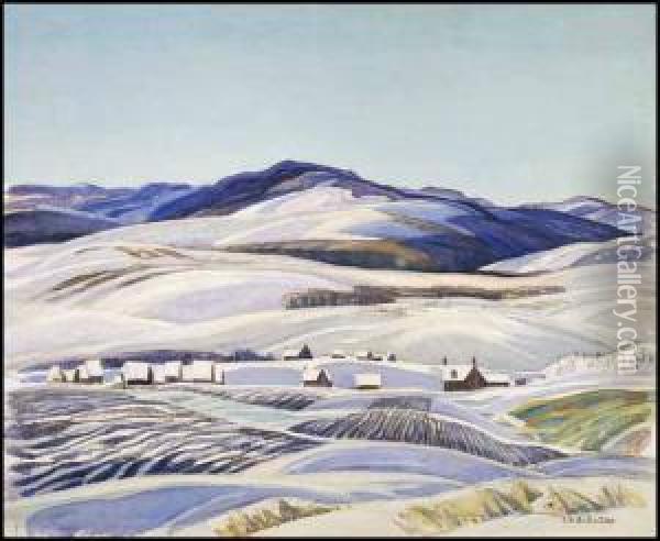 Winter, Matawa Oil Painting - Franklin Carmichael