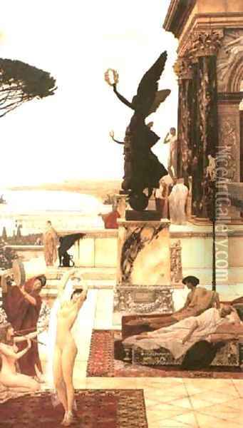 The Theater in Taomina 1886-88 Oil Painting - Gustav Klimt