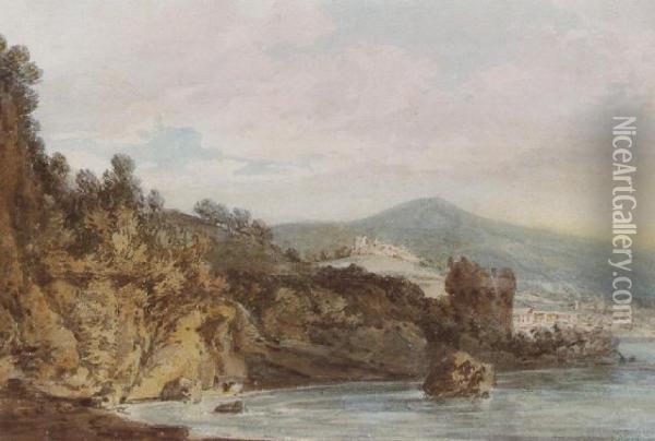 Coast Under Vietri Oil Painting - Joseph Mallord William Turner