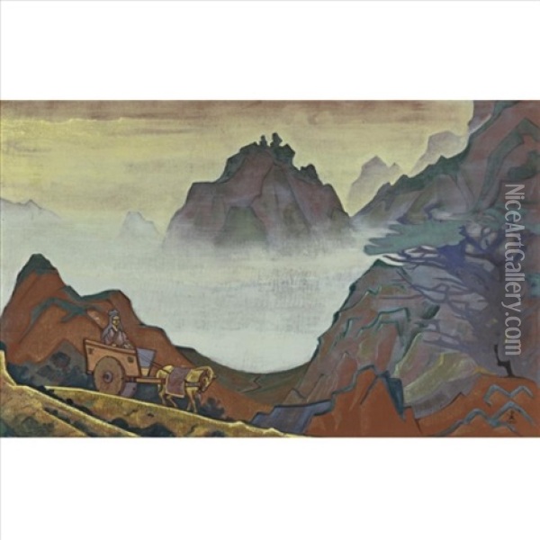 Confucius, The Just One Oil Painting - Nikolai Konstantinovich Roerich